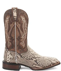 Dan Post Men's Brutus 11#double; Python Snake Square Toe Western Boots
