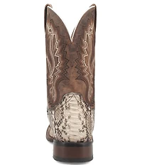 Dan Post Men's Brutus 11#double; Python Snake Square Toe Western Boots