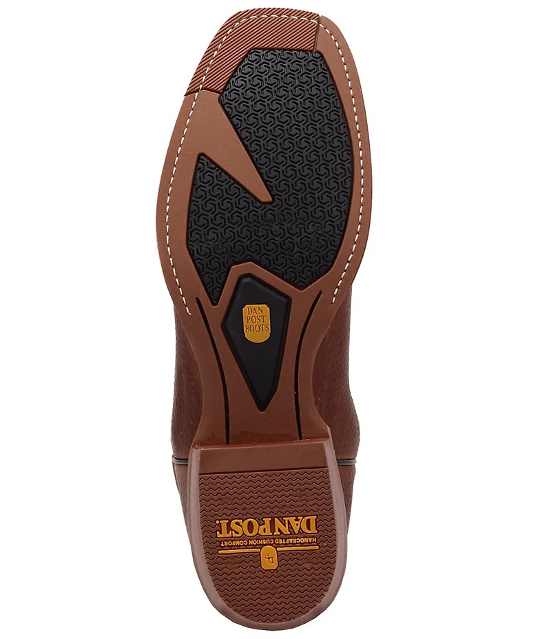 Dan Post Men's Creed 12#double; Leather Square Toe Western Boots