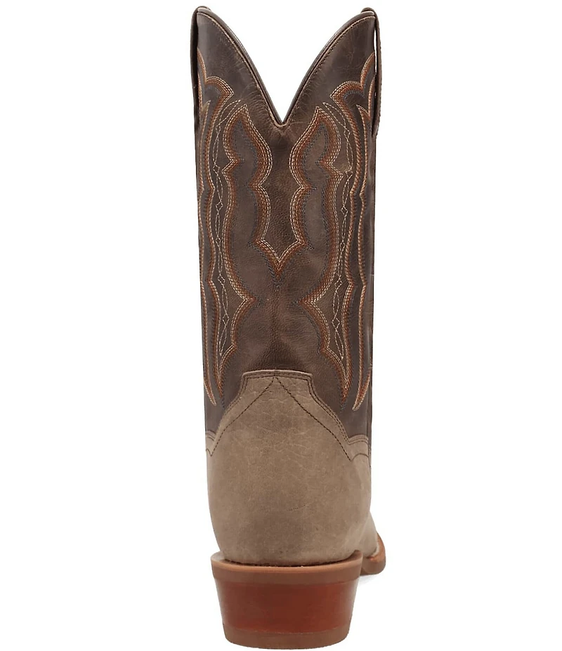 Dan Post Men's Creed 12#double; Leather Square Toe Western Boots