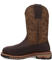 Dan Post Men's Duster 11#double; Waterproof Leather Steel Toe Work Boots