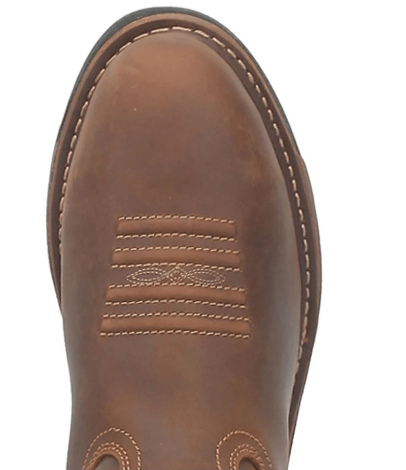 Dan Post Men's Journeyman 11#double; Waterproof Leather Round Composite Toe Work Boots