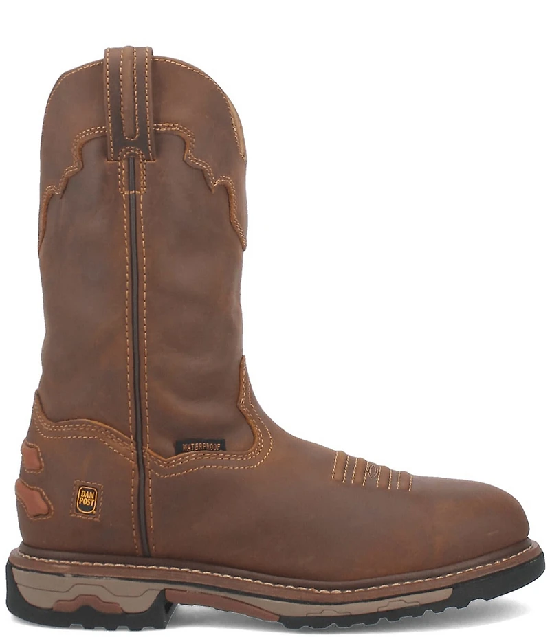Dan Post Men's Journeyman 11#double; Waterproof Leather Round Toe Work Boots