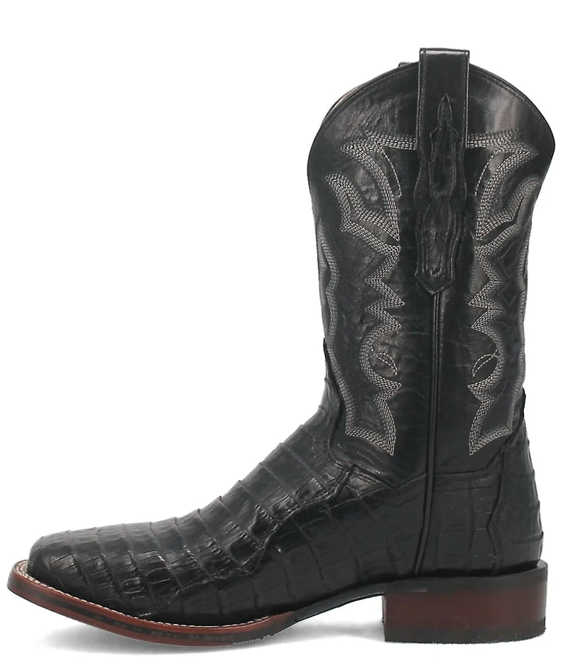 Dan Post Men's Kingsly 11#double; Caiman Square Toe Western Boots