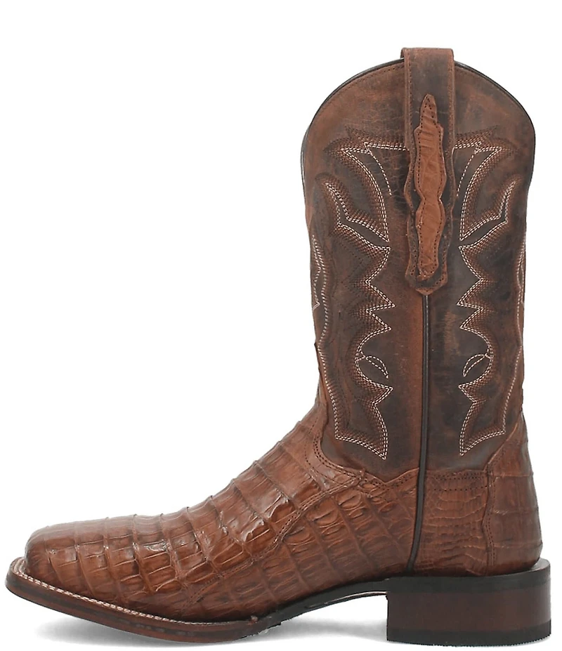 Dan Post Men's Kingsly 11#double; Caiman Square Toe Western Boots