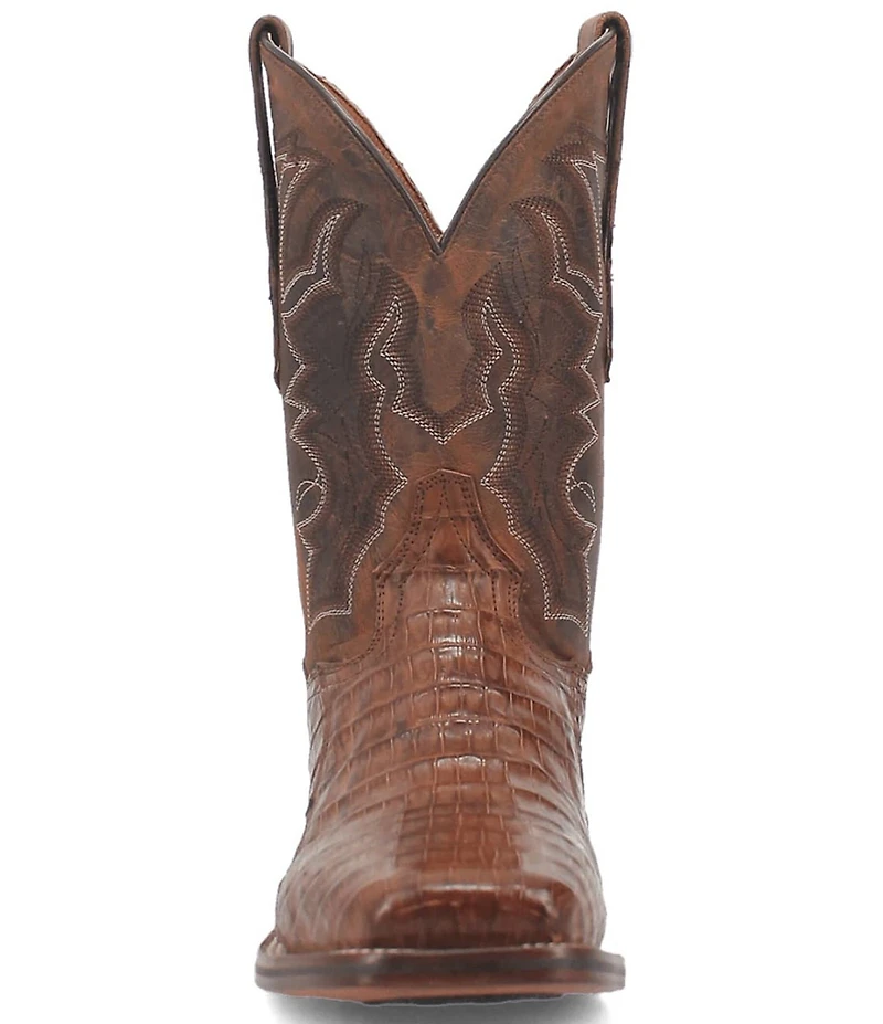 Dan Post Men's Kingsly 11#double; Caiman Square Toe Western Boots