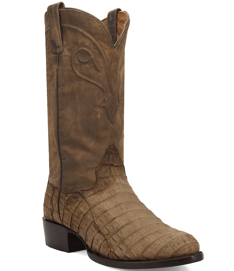 Dan Post Men's Makara 13#double; Caiman Round Toe Western Boots