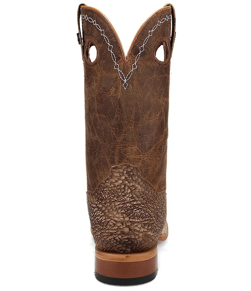 Dan Post Men's Murray 11#double; Bison Leather Square Toe Western Boots