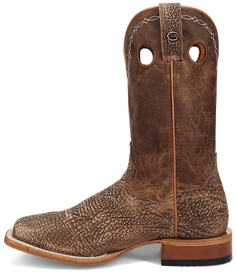 Dan Post Men's Murray 11#double; Bison Leather Square Toe Western Boots