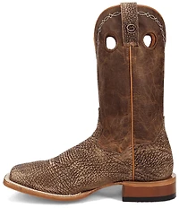 Dan Post Men's Murray 11#double; Bison Leather Square Toe Western Boots