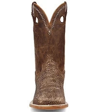 Dan Post Men's Murray 11#double; Bison Leather Square Toe Western Boots