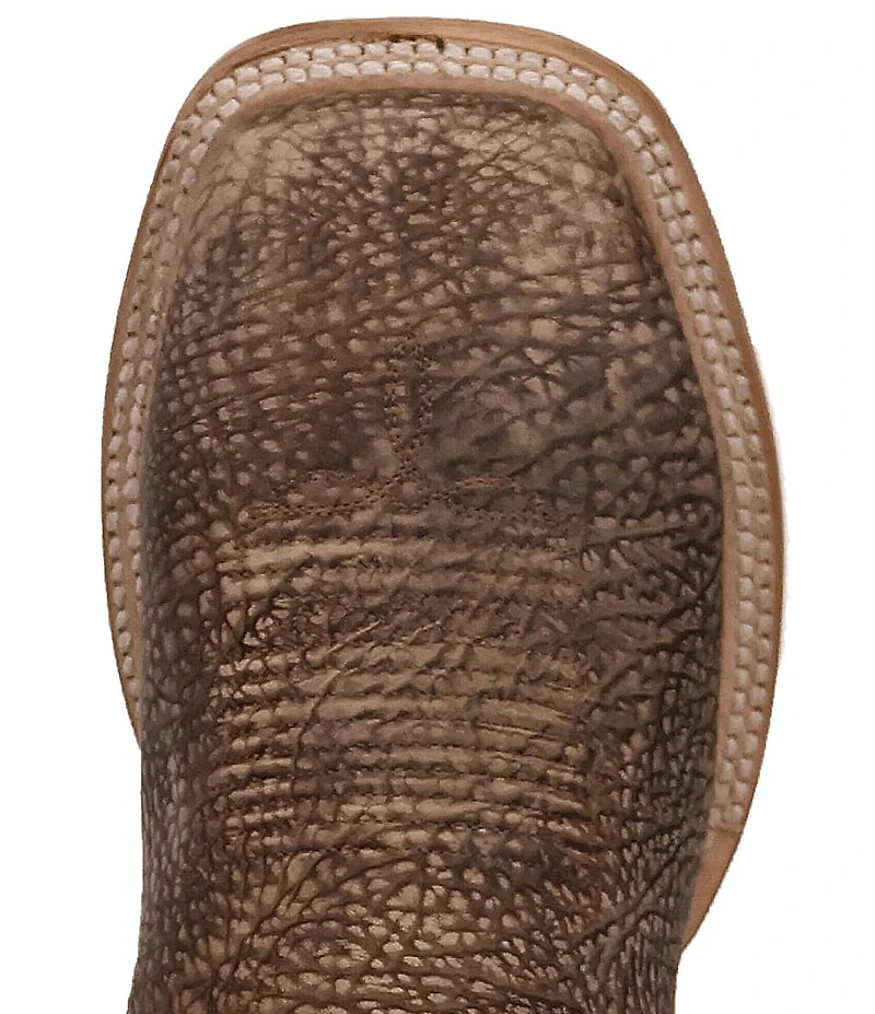 Dan Post Men's Murray 11#double; Bison Leather Square Toe Western Boots