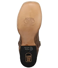 Dan Post Men's Murray 11#double; Bison Leather Square Toe Western Boots