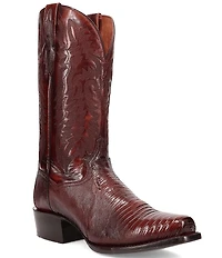 Dan Post Men's Ringold 13#double; Teju Lizard Square Toe Western Boots