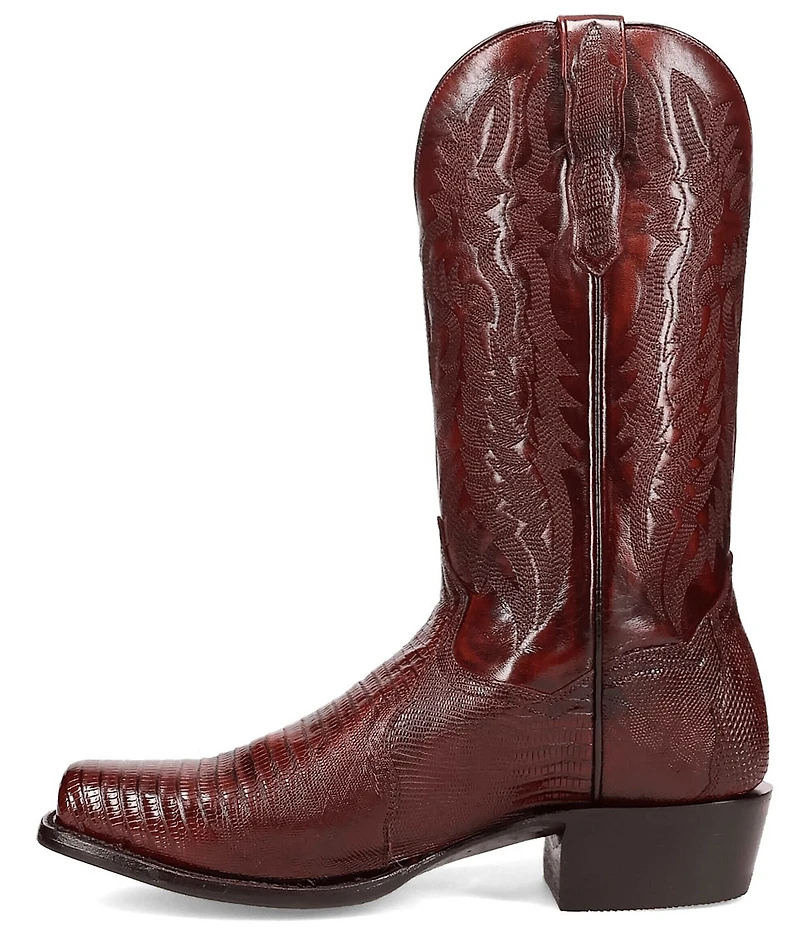 Dan Post Men's Ringold 13#double; Teju Lizard Square Toe Western Boots