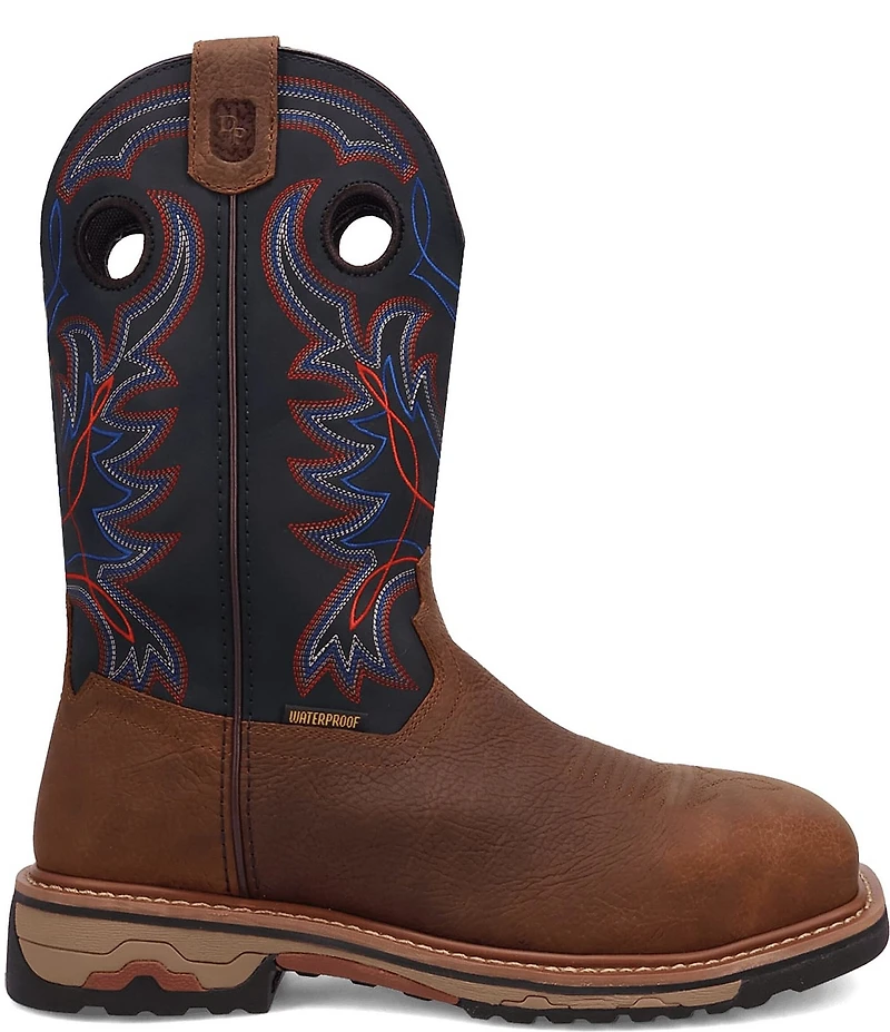 Dan Post Men's Saddlebred 11#double; Waterproof Leather Steel Toe Work Boots