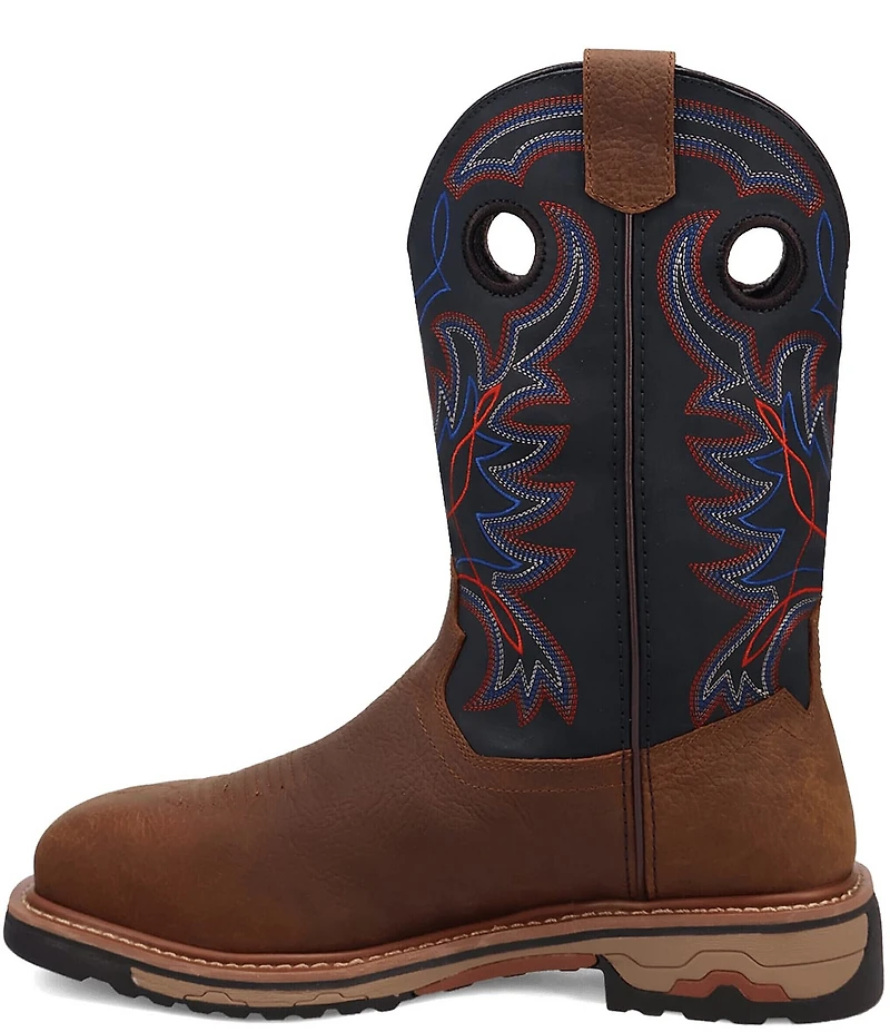 Dan Post Men's Saddlebred 11#double; Waterproof Leather Steel Toe Work Boots