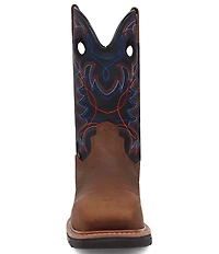 Dan Post Men's Saddlebred 11#double; Waterproof Leather Steel Toe Work Boots