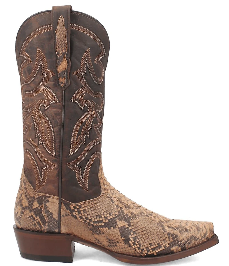Dan Post Men's Sturgis 13#double; Python Snake Leather Western Boots