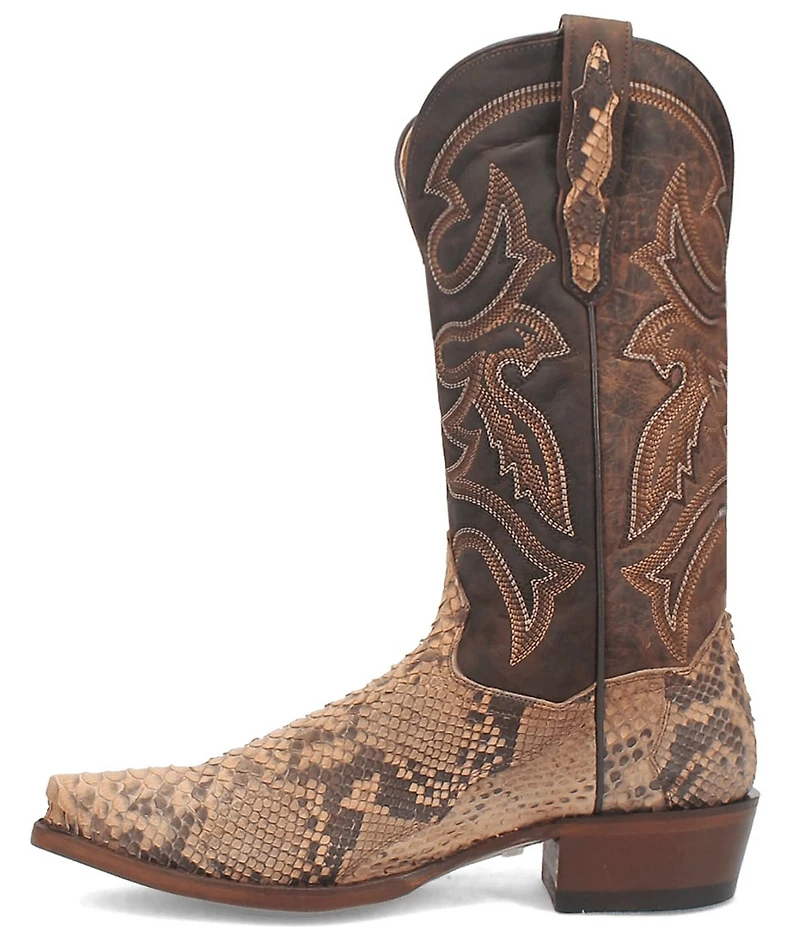 Dan Post Men's Sturgis 13#double; Python Snake Leather Western Boots