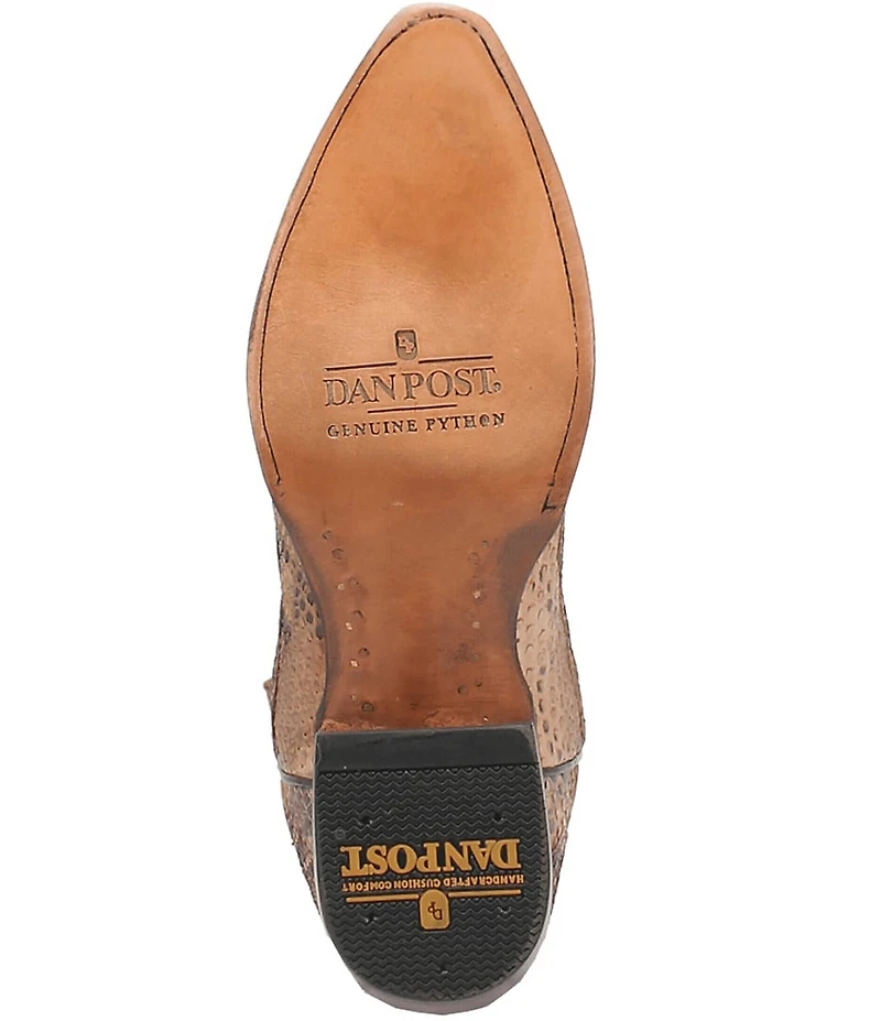 Dan Post Men's Sturgis 13#double; Python Snake Leather Western Boots