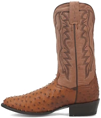 Dan Post Men's Tempe 12#double; Full Quill Ostrich Western Boots