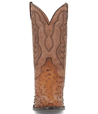 Dan Post Men's Tempe 12#double; Full Quill Ostrich Western Boots