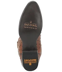 Dan Post Men's Tempe 12#double; Full Quill Ostrich Western Boots