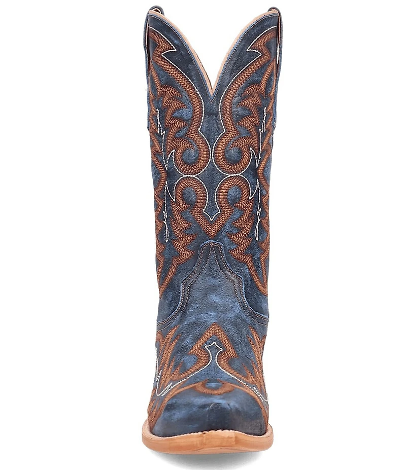 Dan Post Men's Triton 13#double; Leather Snip Toe Western Boots