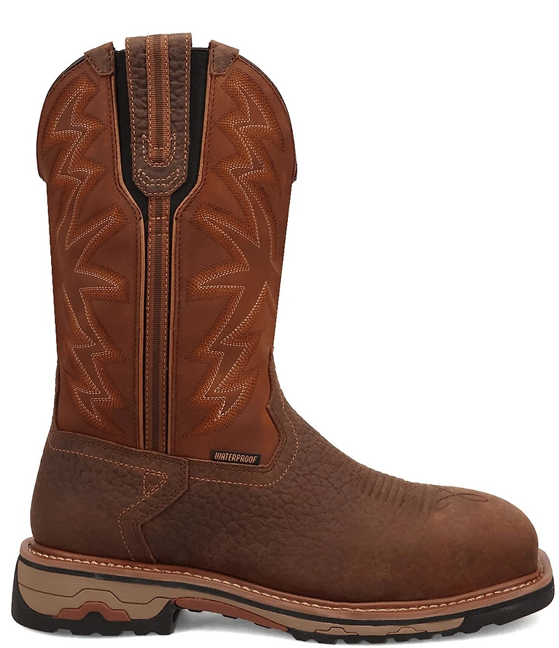 Dan Post Men's Tumbleweed 11#double; Waterproof Leather Steel Toe Work Boots