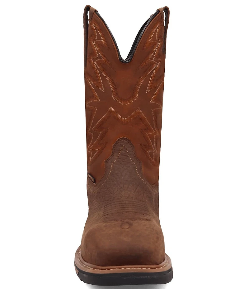 Dan Post Men's Tumbleweed 11#double; Waterproof Leather Steel Toe Work Boots