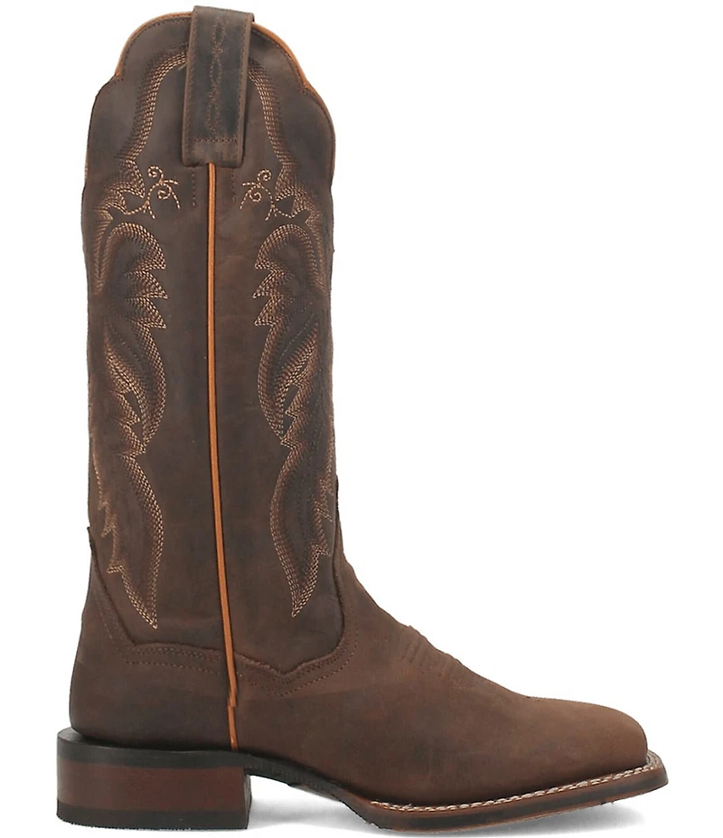 Dan Post Women's Alexy Leather Square Toe Mid Western Boots