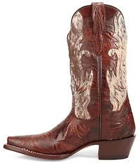 Dan Post Women's Andrina Leather Calf Hair Mid Calf Western Boots