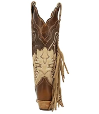 Dan Post Women's Dayla Leather Side Fringe Tall Western Boots