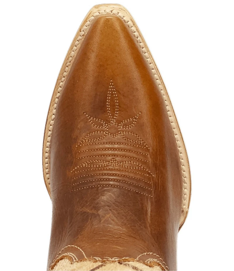 Dan Post Women's Dayla Leather Side Fringe Tall Western Boots