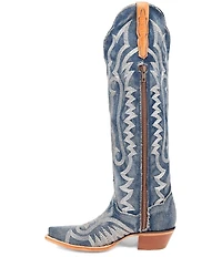 Dan Post Women's Denim Darlin' Knee High Western Boots
