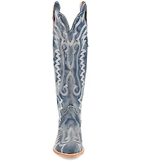 Dan Post Women's Denim Darlin' Knee High Western Boots