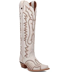 Dan Post Women's Josie Leather Over The Knee Western Boots