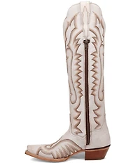 Dan Post Women's Josie Leather Over The Knee Western Boots