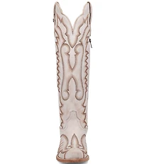 Dan Post Women's Josie Leather Over The Knee Western Boots