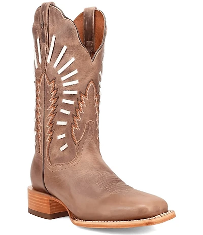 Dan Post Women's Lacey Leather Square Toe Western Boots