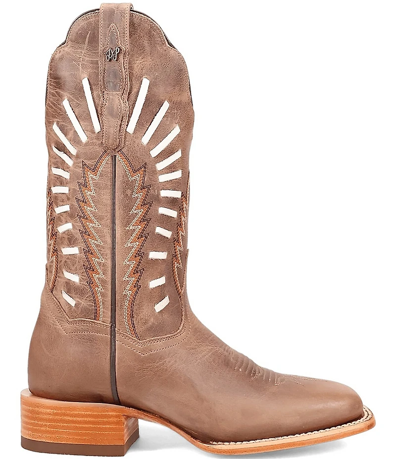 Dan Post Women's Lacey Leather Square Toe Western Boots