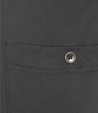 Daniel Buchler Peruvian 9#double; Inseam Pima Cotton Contrast Waistband Sleep Shorts