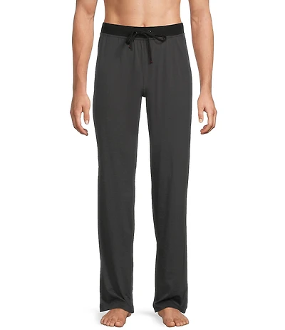 Daniel Buchler Peruvian Pima Cotton Contrast Waistband Sleep Pants