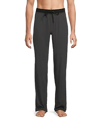 Daniel Buchler Peruvian Pima Cotton Contrast Waistband Sleep Pants