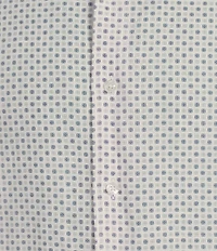 Daniel Cremieux Signature Label Albini Linen Geo Print Long Sleeve Woven Shirt