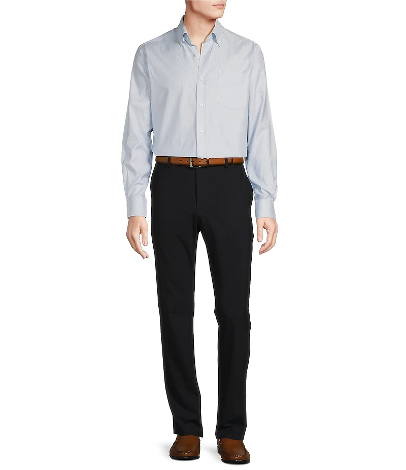Daniel Cremieux Signature Label Canclini Stripe Long Sleeve Woven Shirt