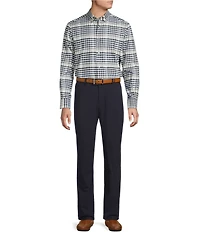 Daniel Cremieux Signature Label Check Cashmere Blend Long Sleeve Woven Shirt