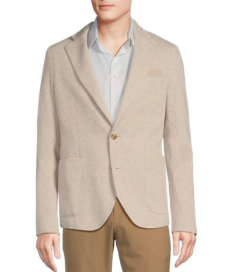 Daniel Cremieux Signature Label Chevron Blazer