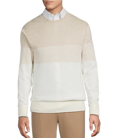Daniel Cremieux Signature Label Color Block Sweater